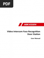 UD16891B - Video Intercom Face Recognition Door Station - User Manual - 1.0 - 20221118