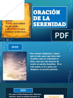 Oración de La Serenidad Desglose