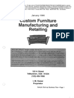 BizPlan - Custom Furniture Manufacturing and Retailing_2