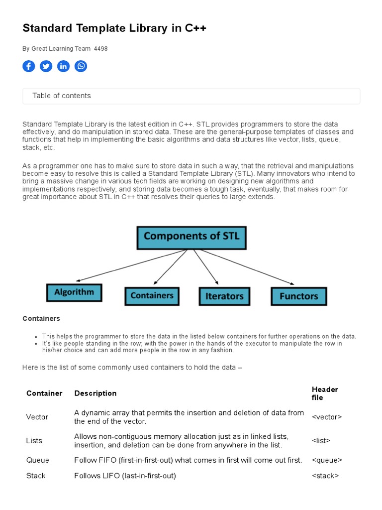 Standard Template Library in C++ PDF C++ Queue (Abstract Data Type)