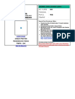 Cetak Kartu Peserta TKBI UNIMED Dinda
