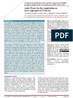 Use of Granite Waste For The Application As Coarse Aggregate in Concrete