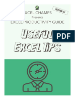 30 Useful Excel Tips