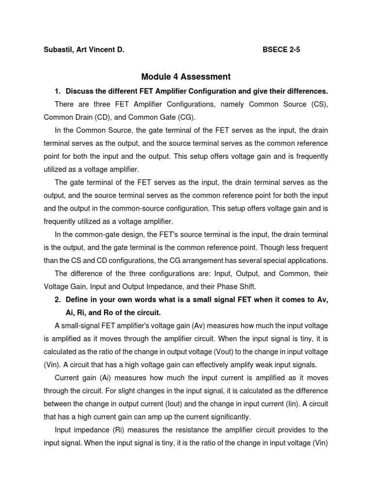 Module 4 Assessment | PDF