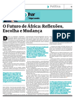 O Futuro de Africa: Reflexões, Escolha e Mudanças