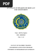 An Analyse of Speaking Gesture Student 4th UMT - Id.en