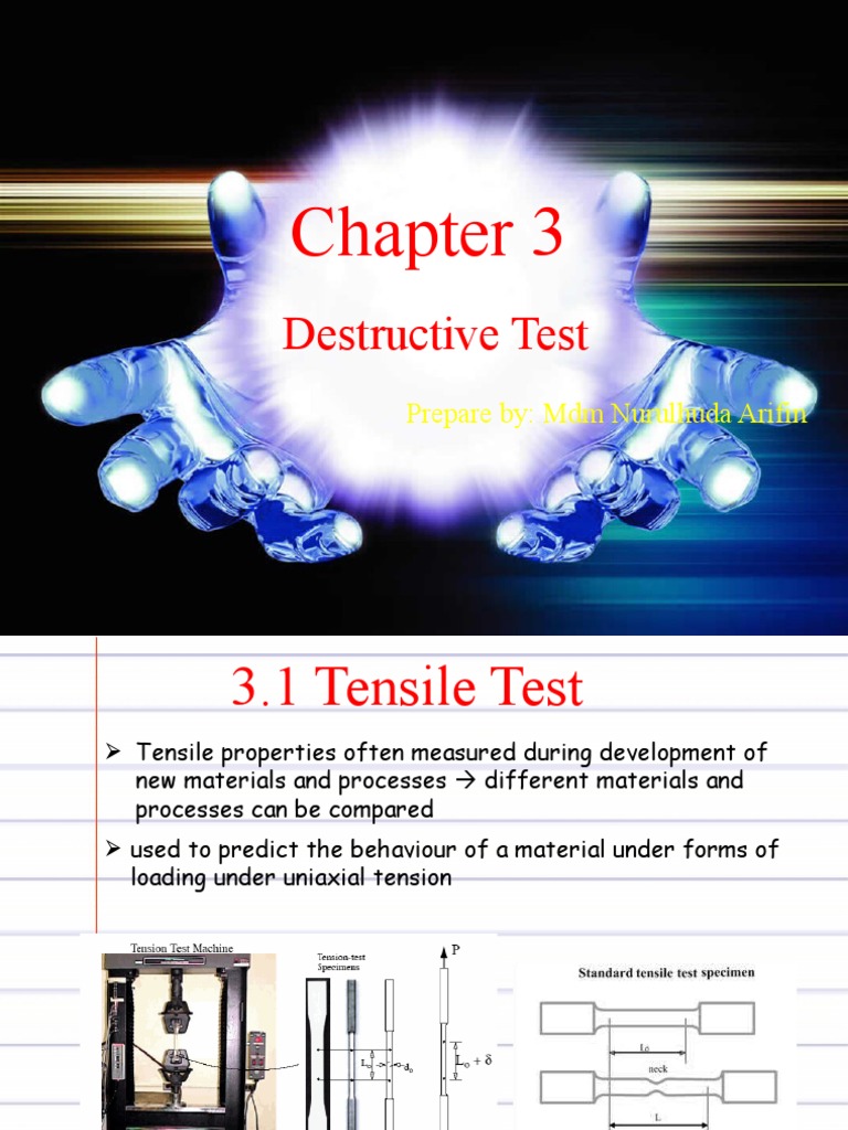 Chapter 3 destructive test descargar gratis pdf deformation