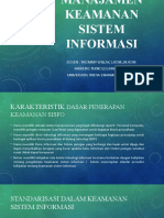 Manajamen Keamanan Sistem Informasi