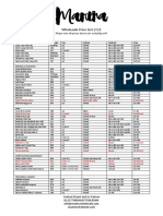 Wholesale Price List 2023 PDF #####