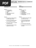 Focus3 2E Grammar Quiz Unit8 2 GroupA B ANSWERS