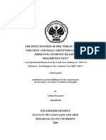 PTK 55.the Effectiveness of Pre, Whilst and Post Strategy and Small Group Discussion On Improving Students' Reading "Descriptive Text"