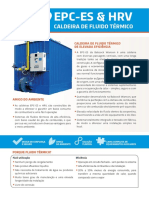 Brochura Caldeiras de Fluido Térmico EPC ES e HRV
