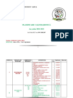 planificare BIOLOGIE VII -2022-2023