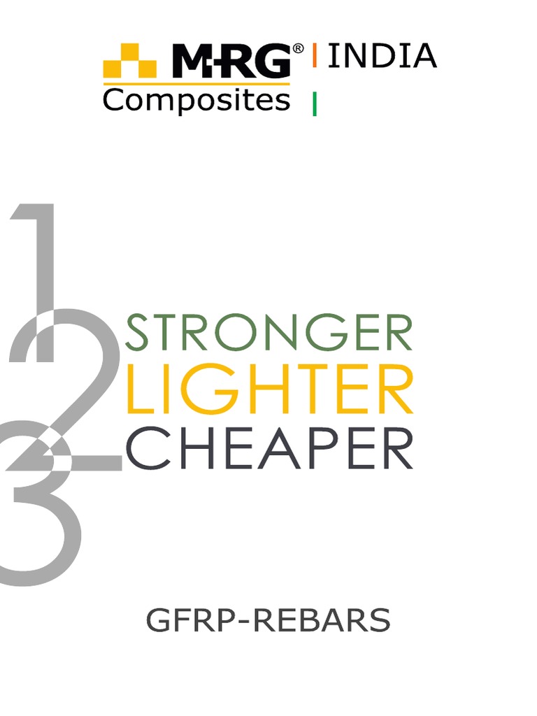 MRG Composites: GFRP Reinforcement Bars | PDF
