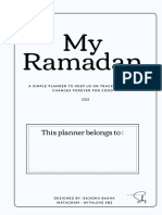 Ramadan Planner 2023