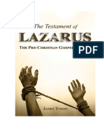 The Testament of Lazarus: The Pre-Christian Gospel of John (Janet Tyson, Pirištu Books, 2023)