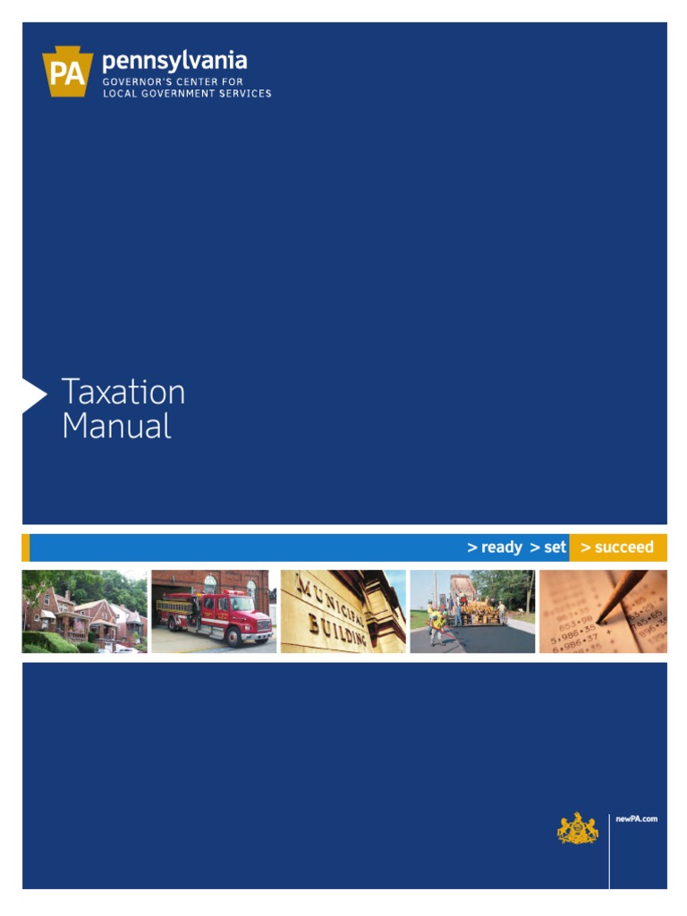 Pa Taxation Manual PDF Taxes Property Tax