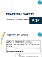 Practical Safety On Board of Gas Carrier