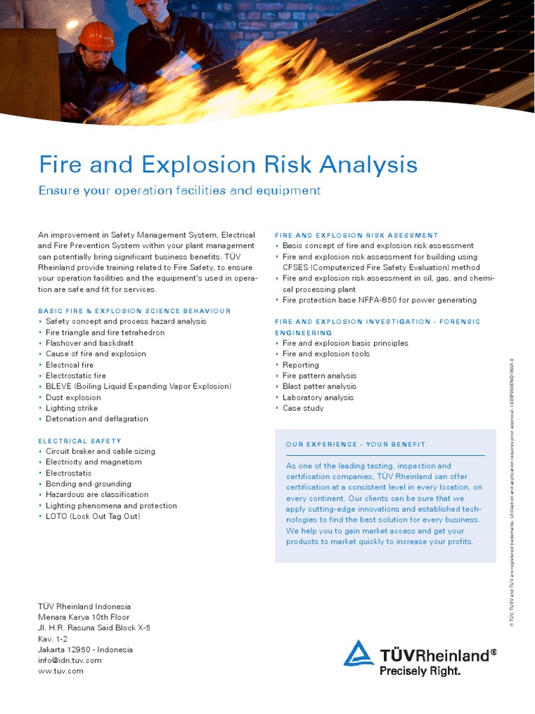Trid Fire-Explosion-Risk-Assessment Newcd Final | PDF | Explosion | Fires