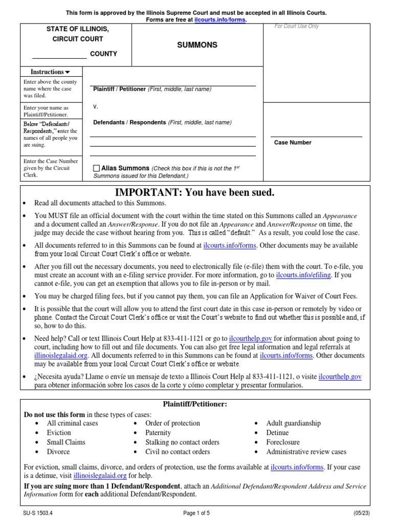 IL Summons PDF