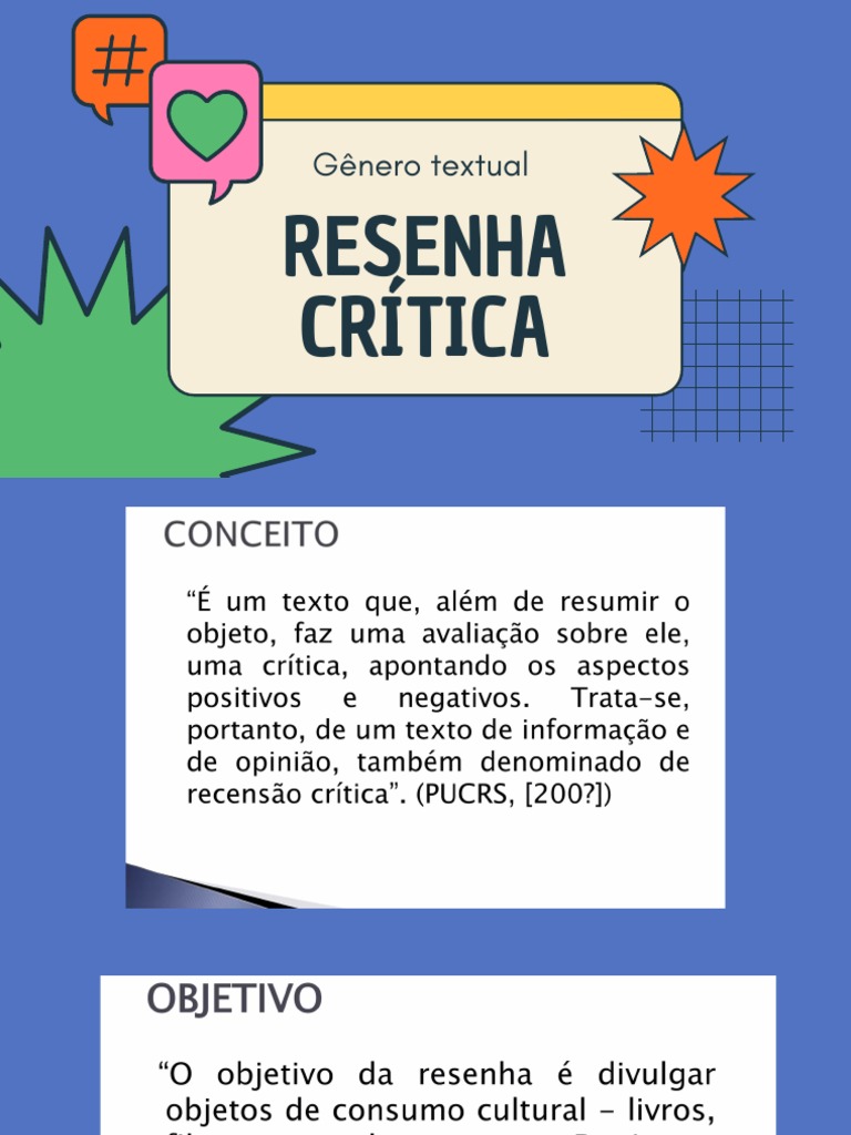 Estrutura da Resenha Crítica | PDF