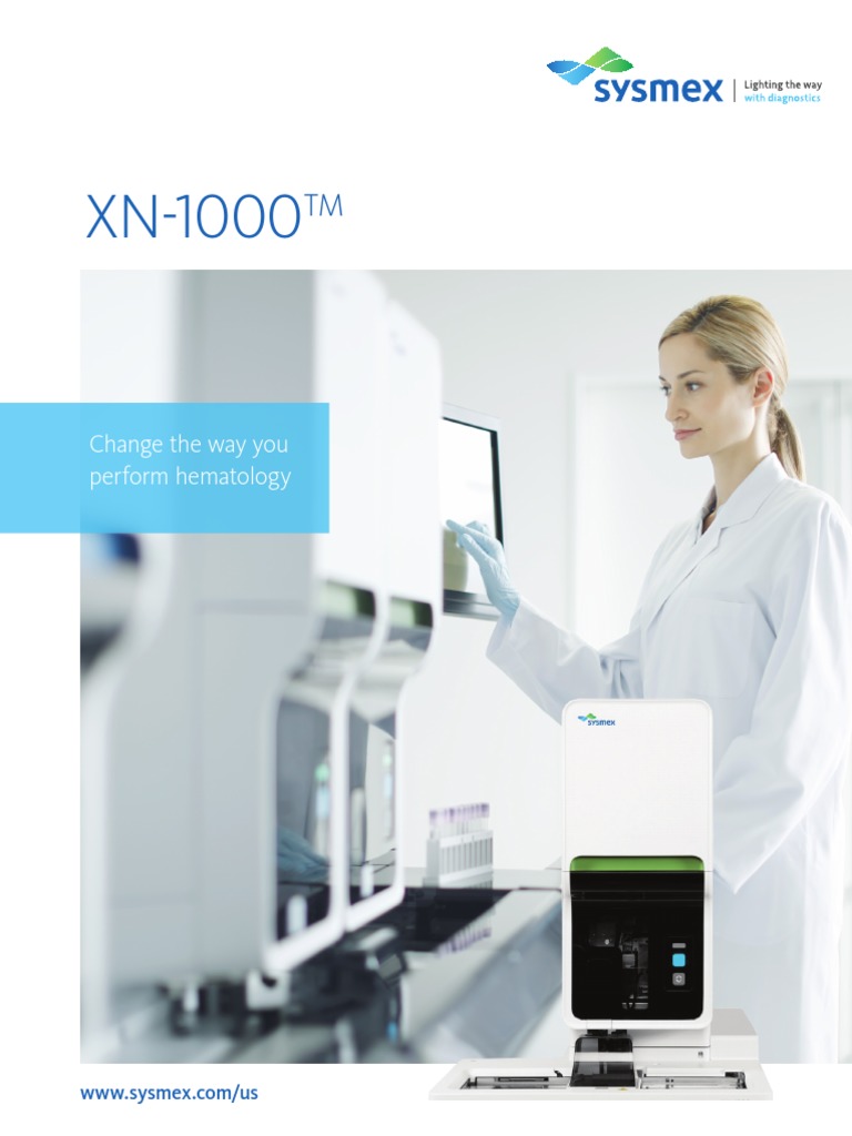 Sysmex XN 1000 Brochure | PDF