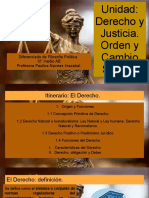 Unidad - Derecho y Justicia. Orden y Cambio Social.