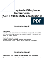 TUTORIAL - Citiações e Referências