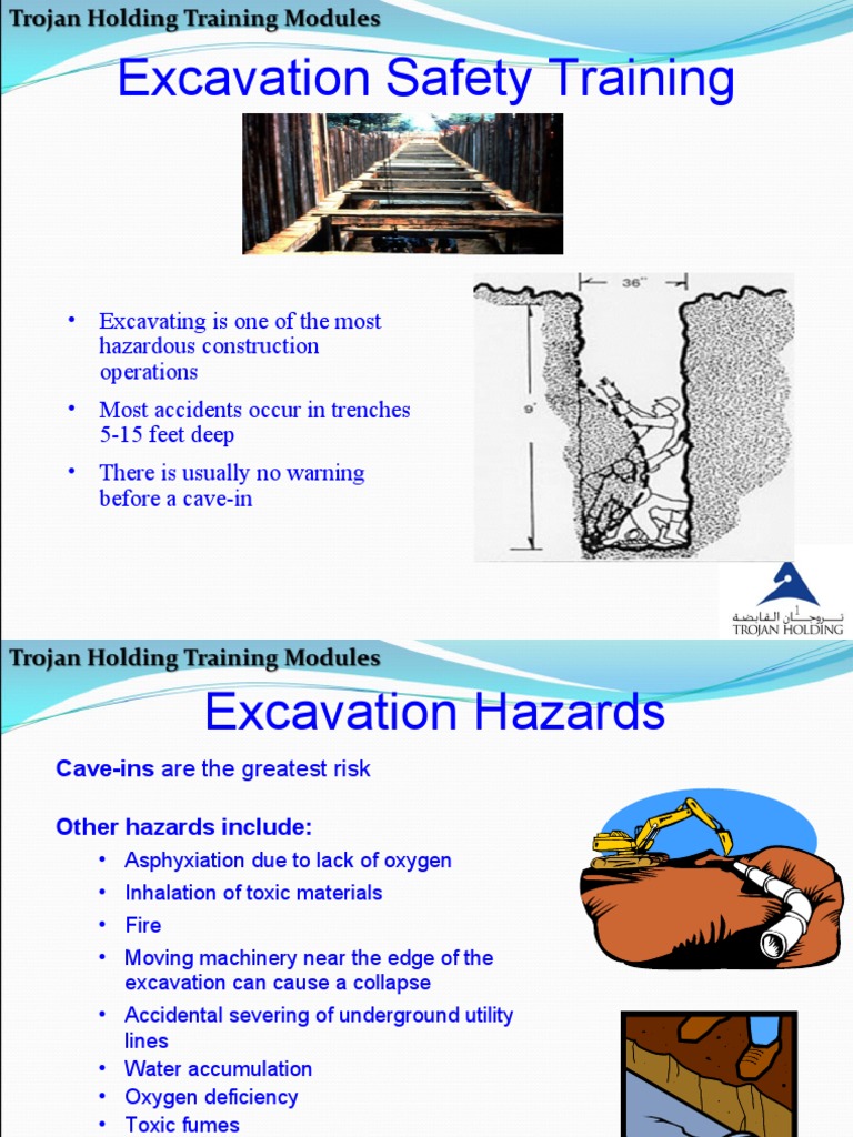 Excavation Work Hazards