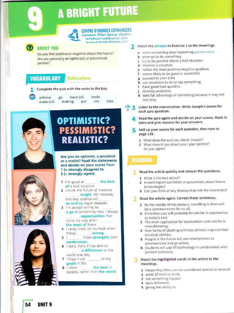 Sb Prepare B2 Level 7 U 9 12 Pdf