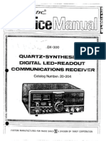 Radio Shack Realistic DX 300 Shortwave Radio Service Manual