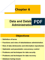 Ch6 - Data and Database Administration