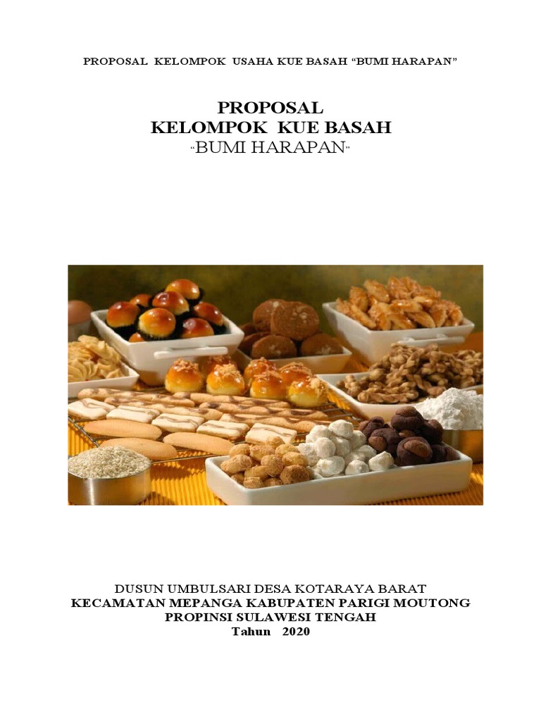 Proposal Membuka Usaha Kue Basah New Pdf