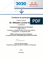 Certificat Participare Credite  CMR CNP 2020