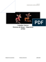 Trabalho Teórico Tecnica de Dança - Repertório em PDF