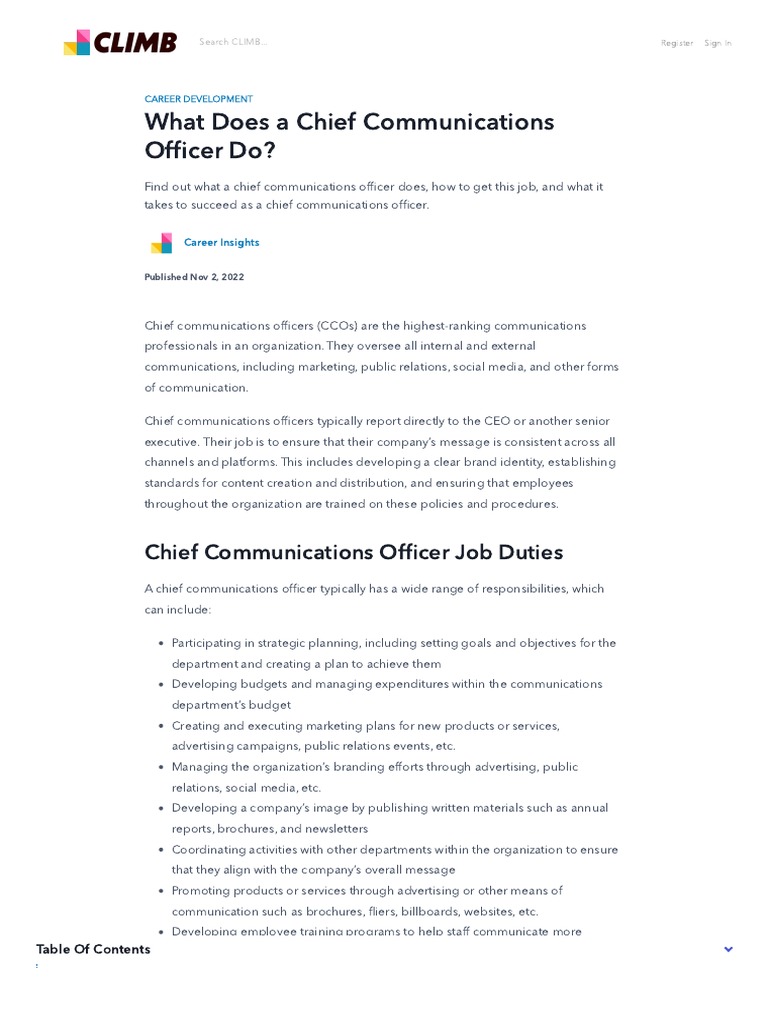 what-is-a-chief-communications-officer-good-for-pdf