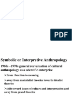 Symbolic Anthropology: Interpreting Cultural Symbols