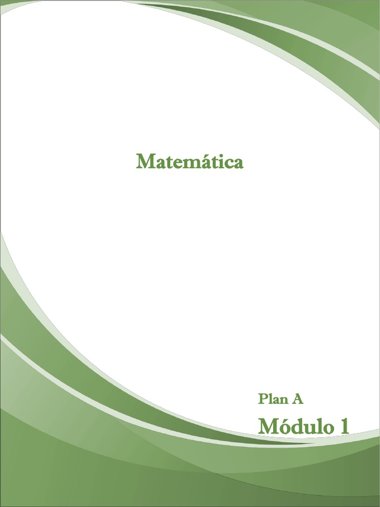 Módulo 1 - 01 - Matemática | Descargar gratis PDF | Conjunto ...