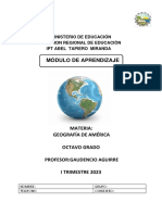 Modulo 8° de Geo America 2023 I Trimestre