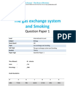 16.1 The - Gas - Exchange - System - and - Smoking Cie Ial Biology QP Theory