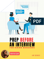 Prep Before An Interview