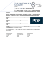 Sst-ft-007 Acta de Constitución Brigada Integral de Emergencia.v001