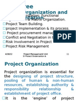 Project Organization & Implementation