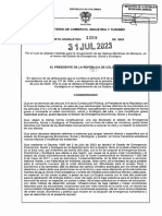 Decreto 1268 Del 31 de Julio de 2023