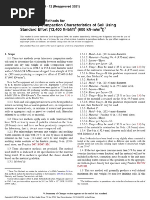 Astm D698-12 | PDF