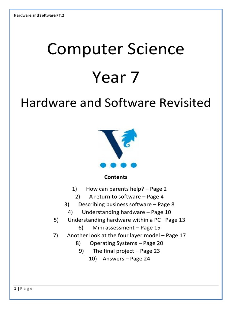 Y7 Computer Science 2020 | PDF
