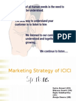 Marketing Strategy - ICICI 3, 21, 24, 28