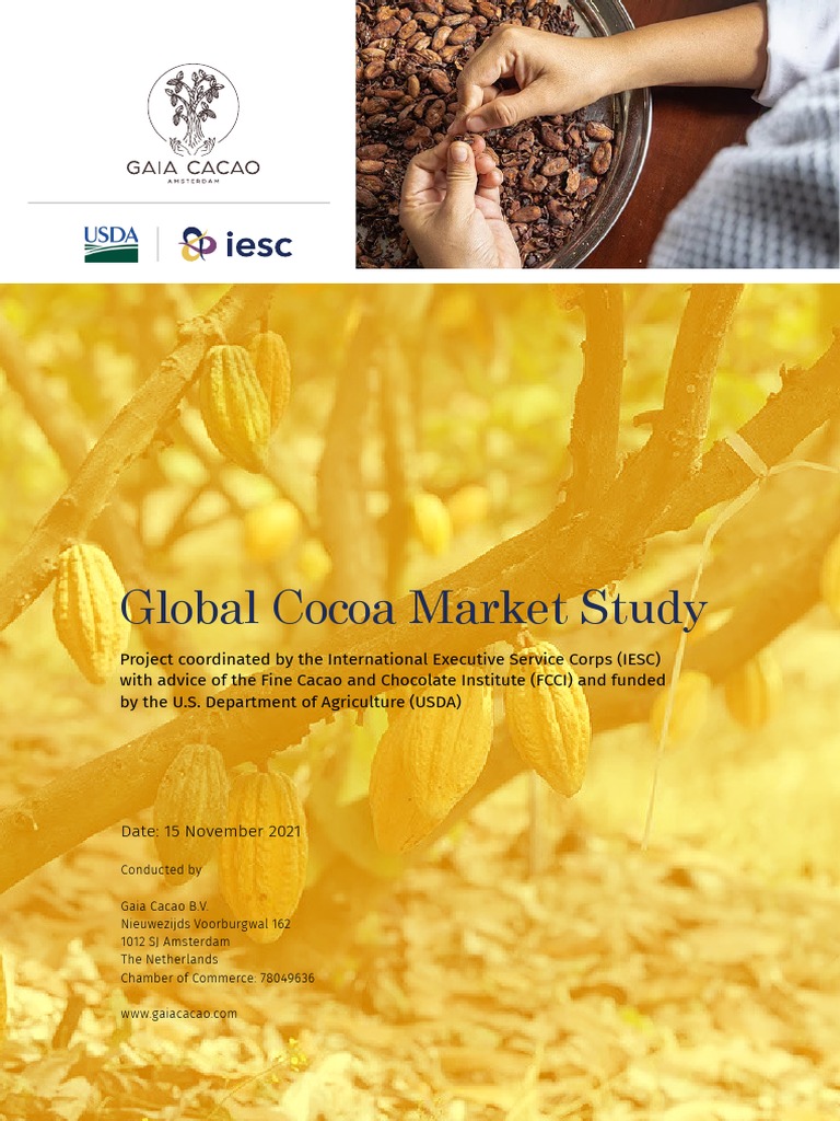 Global Cocoa Market Study Report PDF Cocoa Bean Chocolate