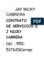 Dee Jay Nicky Cabrera