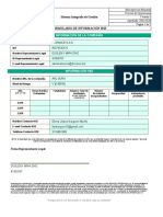 Formulario de Informacion Hse - Dorance 2